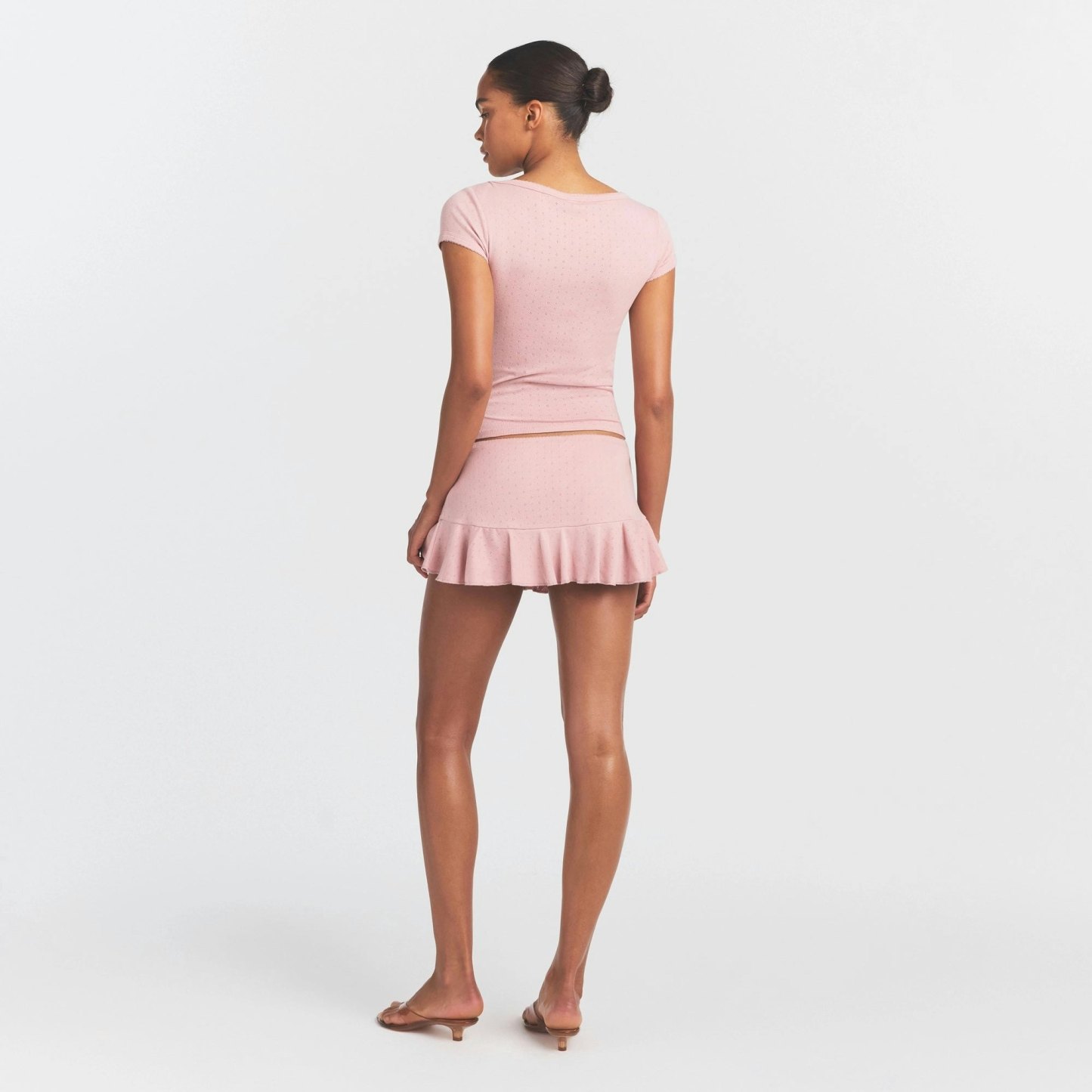 HEAVY POINTELLE BOATNECK TEE - MORGANITE - image 10