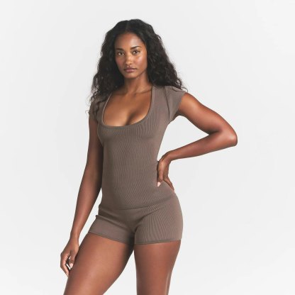 REFINED KNIT SCOOP NECK TOP - AMETHYST - image 2