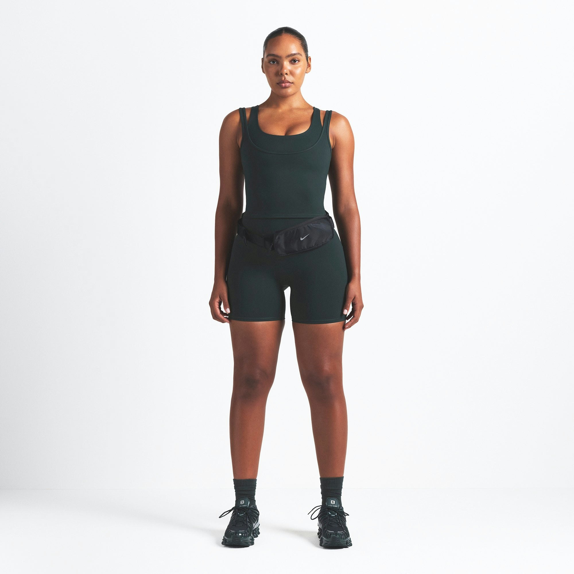 NikeSKIMS MATTE DOUBLE STRAP SCOOP TANK - DARK TEAL - image 9