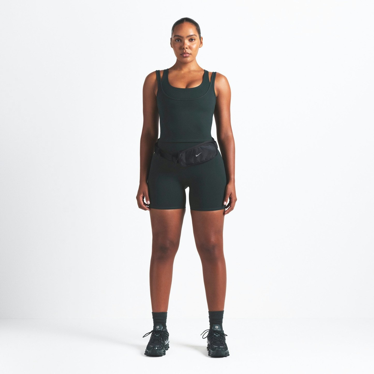 NikeSKIMS MATTE DOUBLE STRAP SCOOP TANK - DARK TEAL - image 9