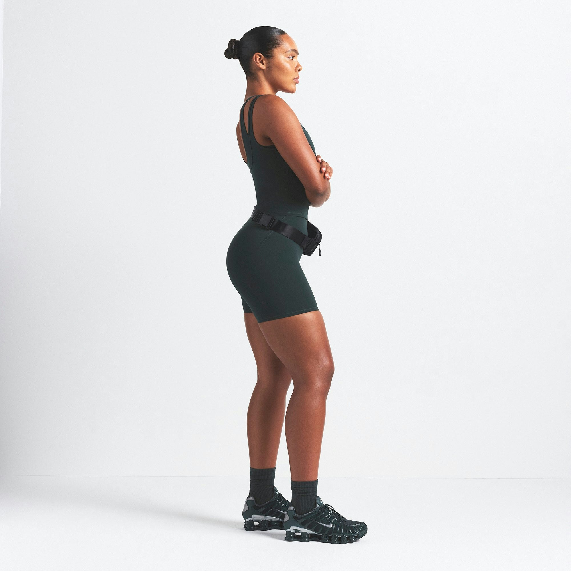NikeSKIMS MATTE DOUBLE STRAP SCOOP TANK - DARK TEAL - image 11