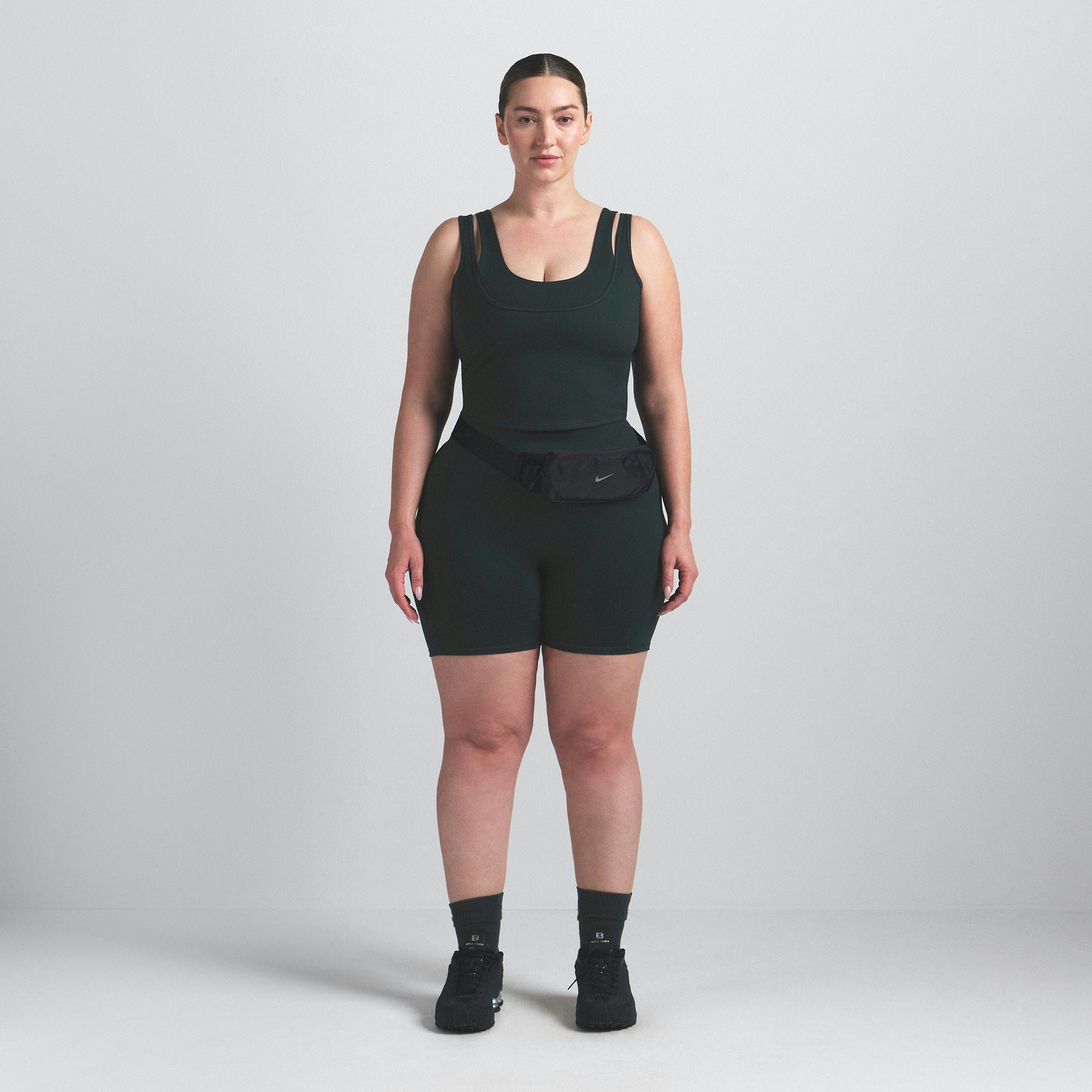 NikeSKIMS MATTE DOUBLE STRAP SCOOP TANK - DARK TEAL - image 14
