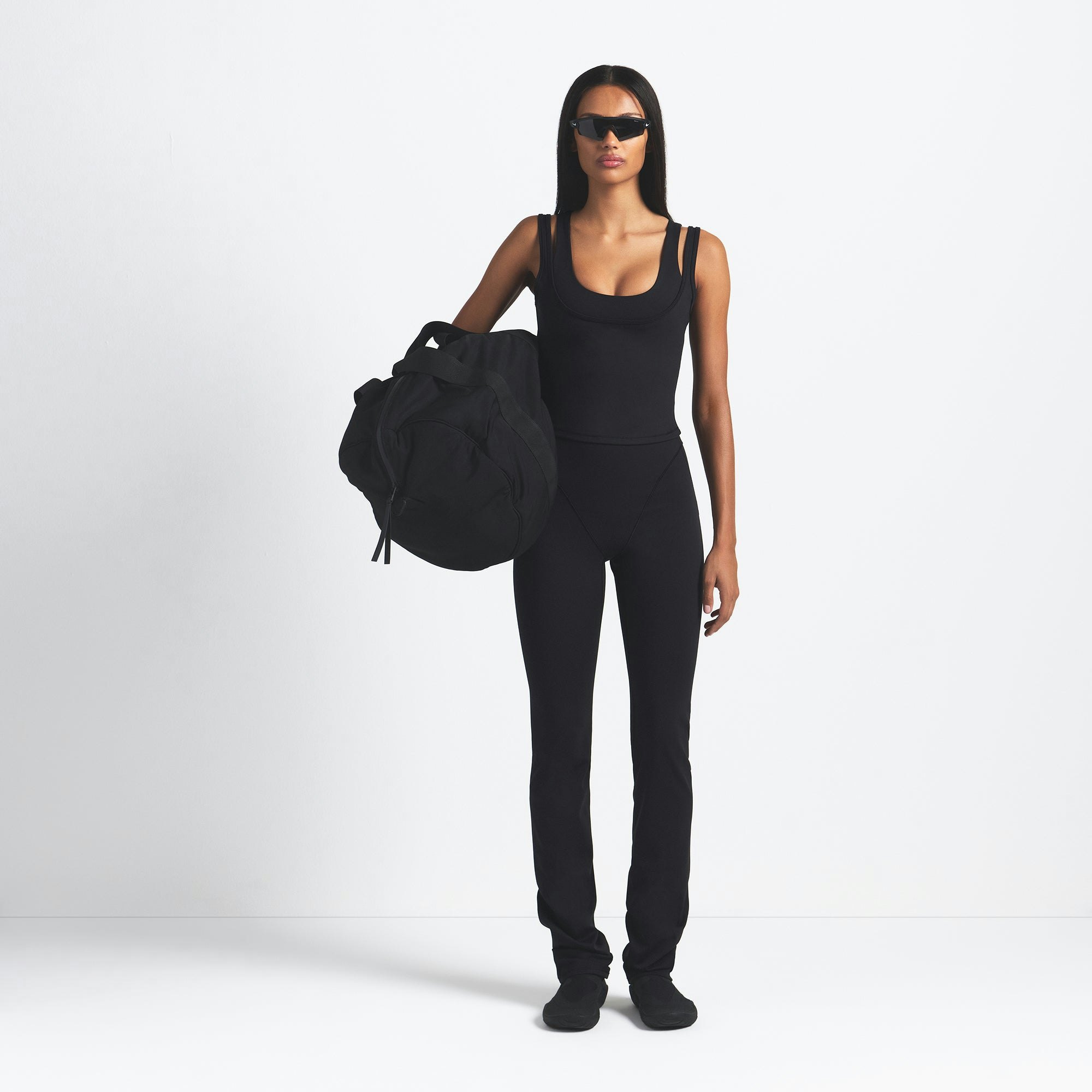 NikeSKIMS MATTE DOUBLE STRAP SCOOP TANK - OBSIDIAN - image 20