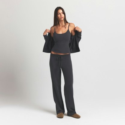 COTTON JERSEY SCOOP NECK CAMI - ASH - image 28