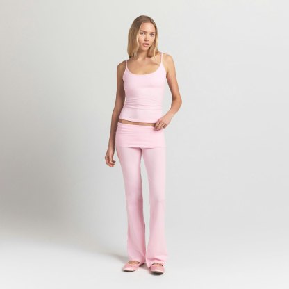 COTTON JERSEY SCOOP NECK CAMI - CHERRY BLOSSOM - image 12
