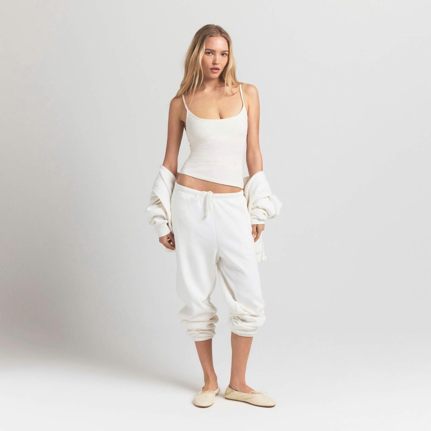 COTTON JERSEY SCOOP NECK CAMI - MARBLE - image 40