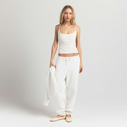 COTTON JERSEY SCOOP NECK CAMI - MARBLE - image 42