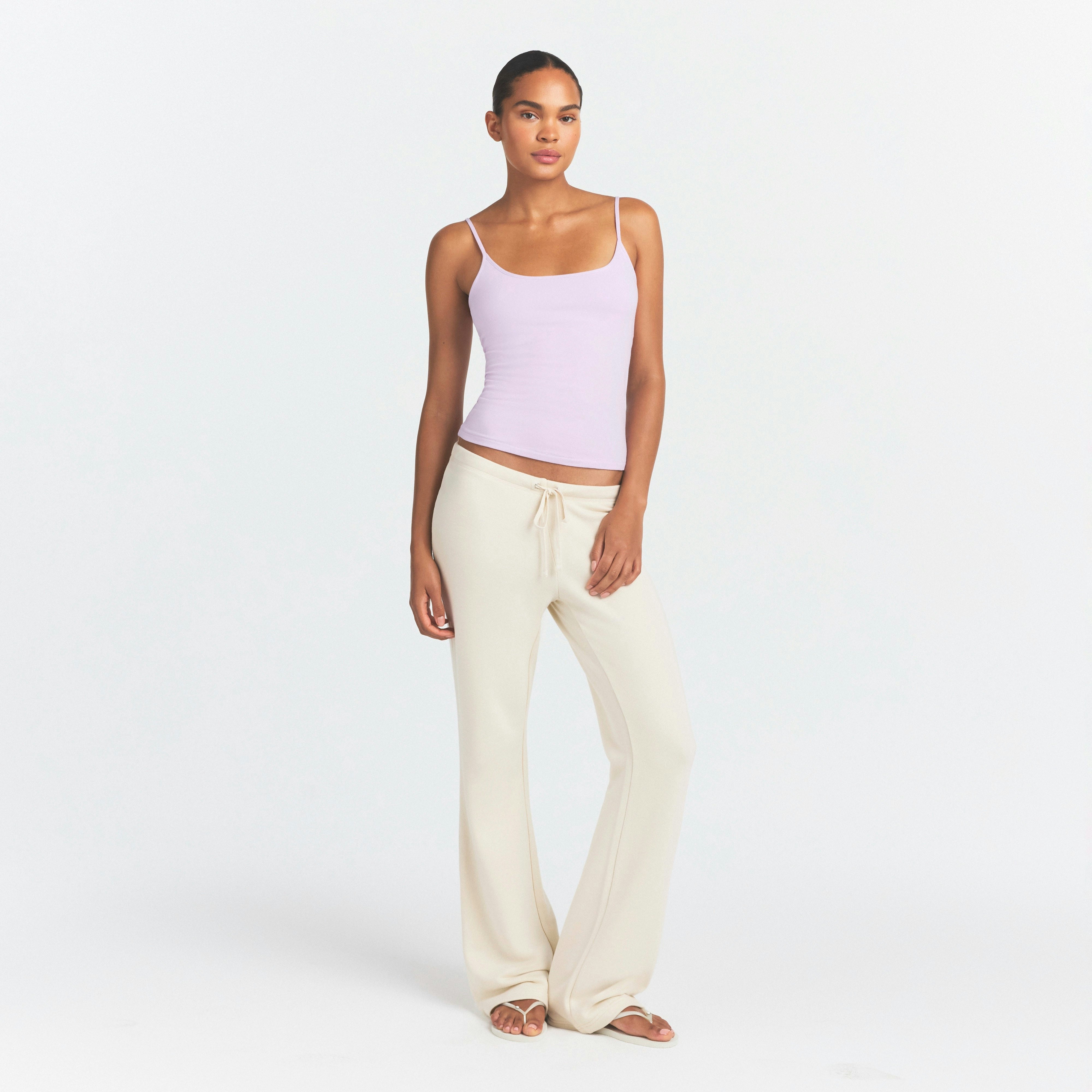 COTTON JERSEY SCOOP NECK CAMI - SUGAR PLUM - image 20