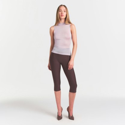 SLINKY KNIT MOCK NECK TANK - IRIS MICA - image 7