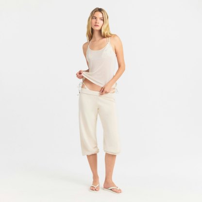 SLINKY KNIT CAMI - BUFF