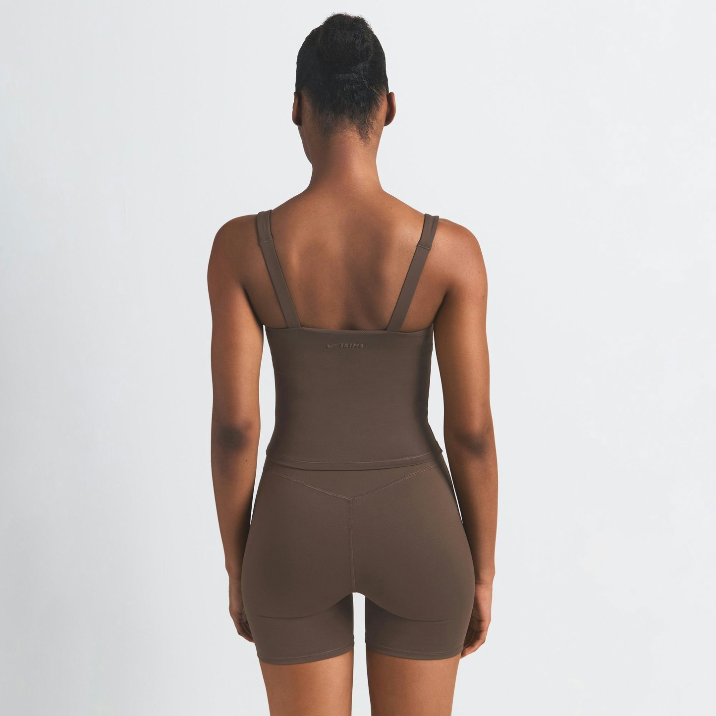 NikeSKIMS MATTE SQUARE NECK TANK - DARK SEPIA - image 17