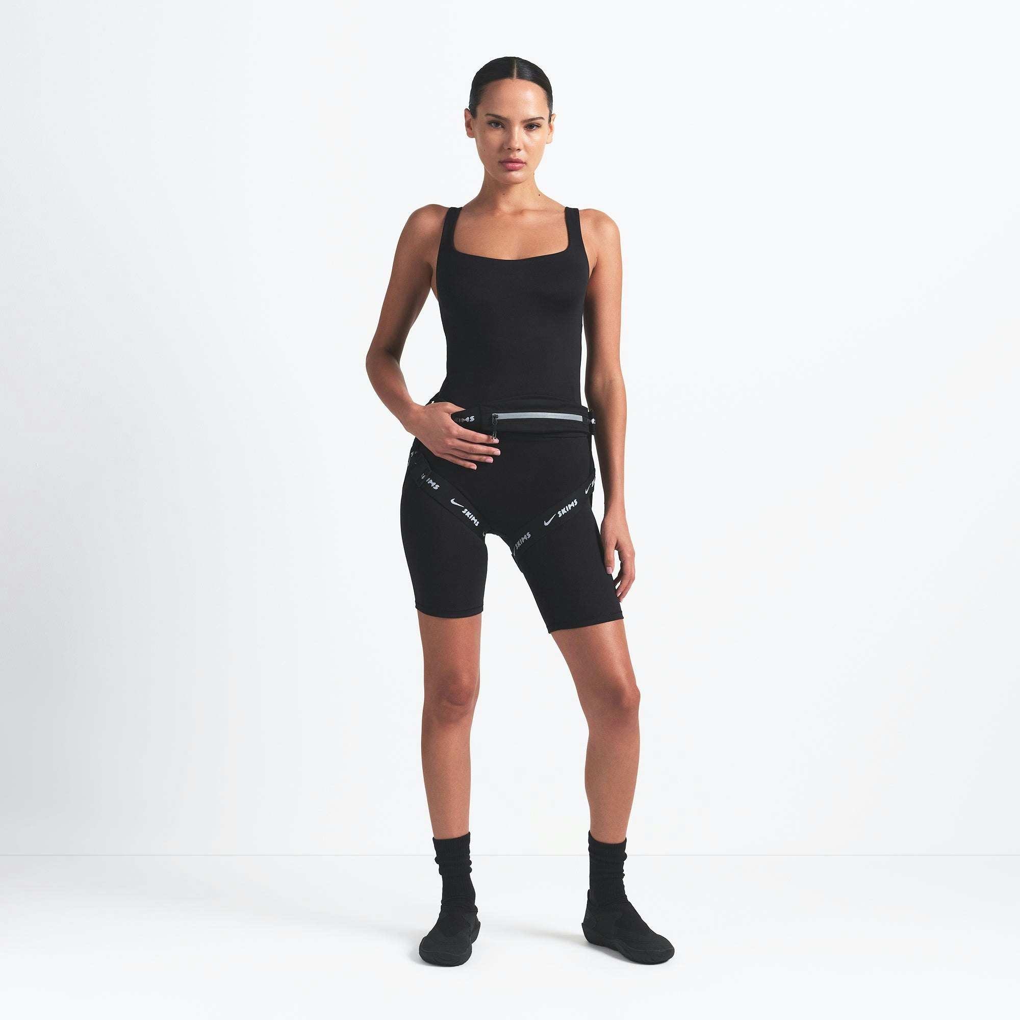 NikeSKIMS MATTE SQUARE NECK TANK - OBSIDIAN - image 7