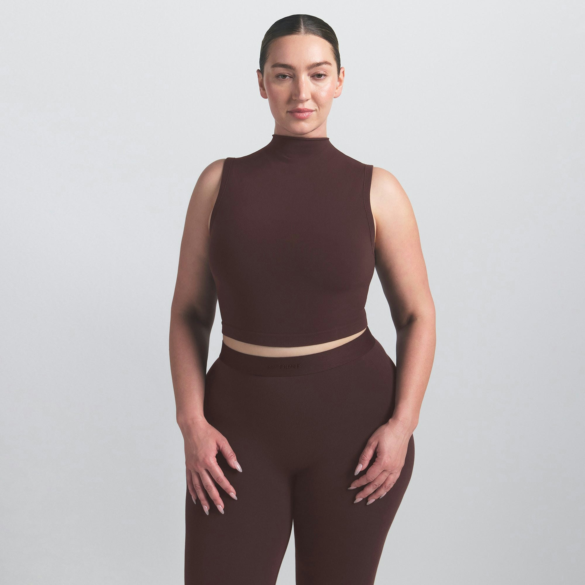 NikeSKIMS VINTAGE SEAMLESS MOCK NECK BRA TOP - PHOENIX - image 23