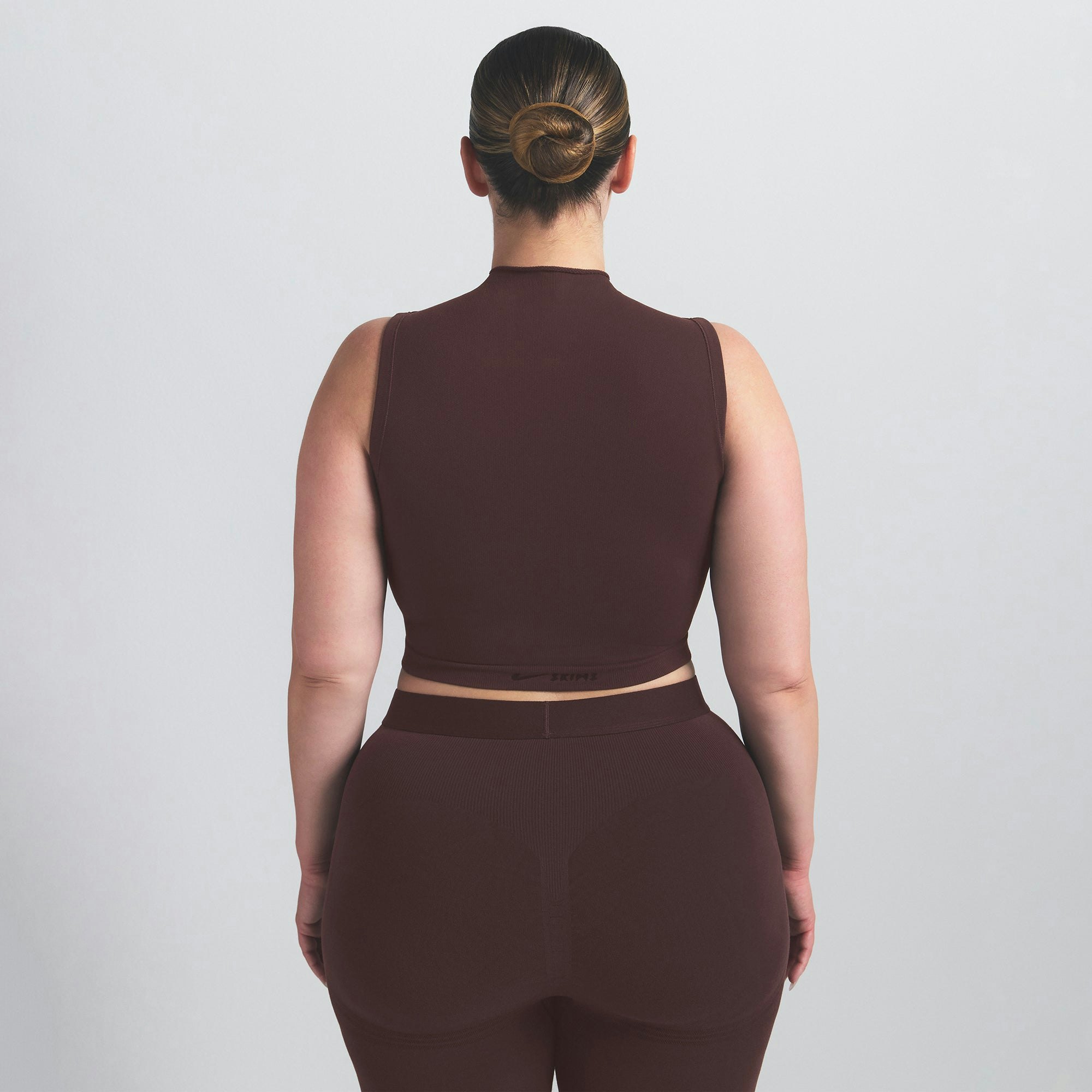 NikeSKIMS VINTAGE SEAMLESS MOCK NECK BRA TOP - PHOENIX - image 22
