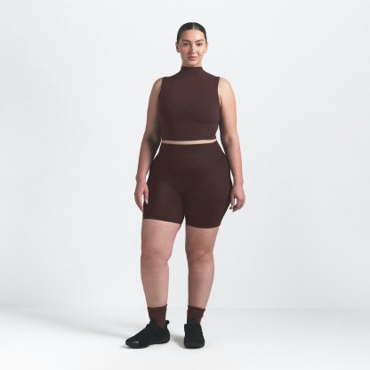 NikeSKIMS VINTAGE SEAMLESS MOCK NECK BRA TOP - PHOENIX - image 18