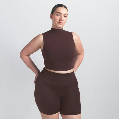 NikeSKIMS VINTAGE SEAMLESS MOCK NECK BRA TOP - PHOENIX - image 19