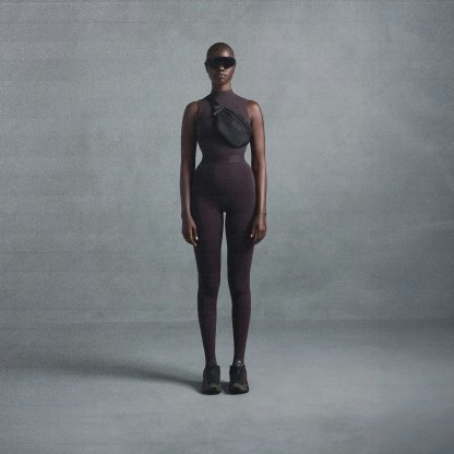NikeSKIMS VINTAGE SEAMLESS MOCK NECK BRA TOP - PHOENIX - image 29