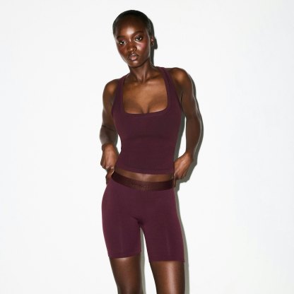 NikeSKIMS VINTAGE SEAMLESS RACER BACK TANK - CURRANT - image 20