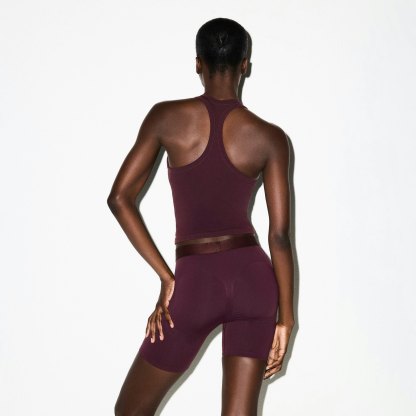 NikeSKIMS VINTAGE SEAMLESS RACER BACK TANK - CURRANT - image 21