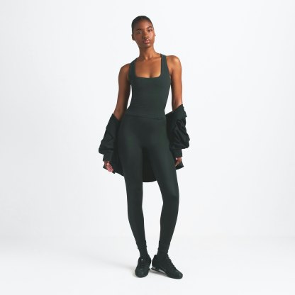 NikeSKIMS VINTAGE SEAMLESS RACER BACK TANK - DARK TEAL - image 13