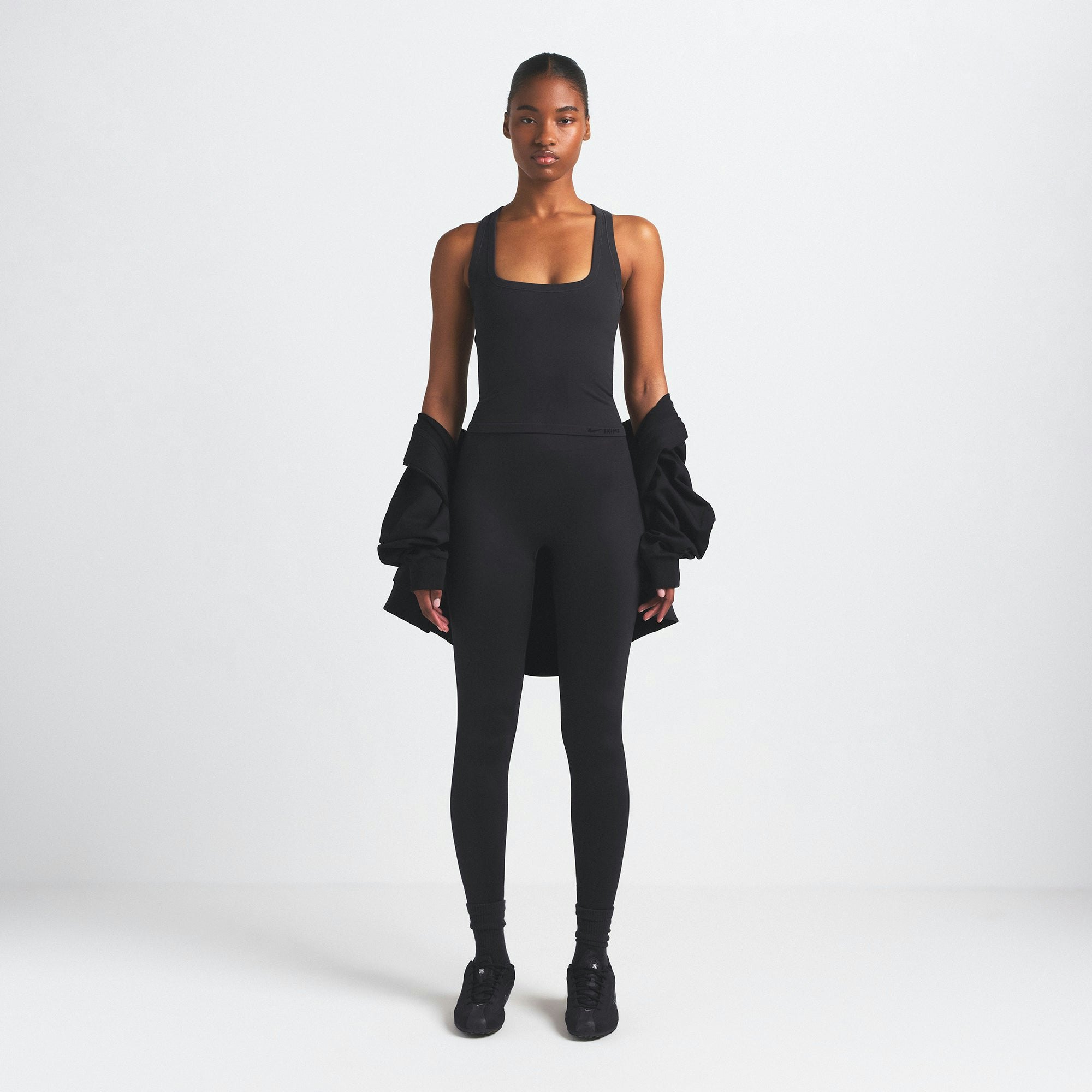NikeSKIMS VINTAGE SEAMLESS RACER BACK TANK - OBSIDIAN - image 2