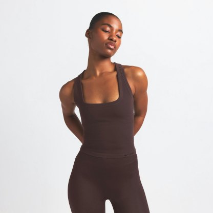 NikeSKIMS VINTAGE SEAMLESS RACER BACK TANK - PHOENIX - image 7