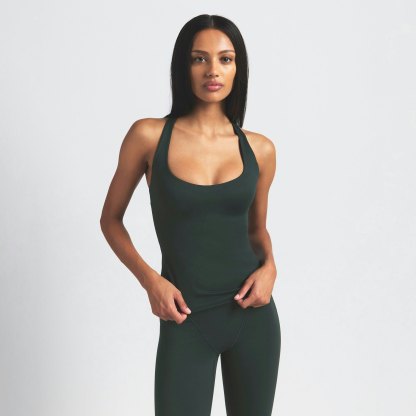 NikeSKIMS MATTE RACER BACK TANK - DARK TEAL - image 19