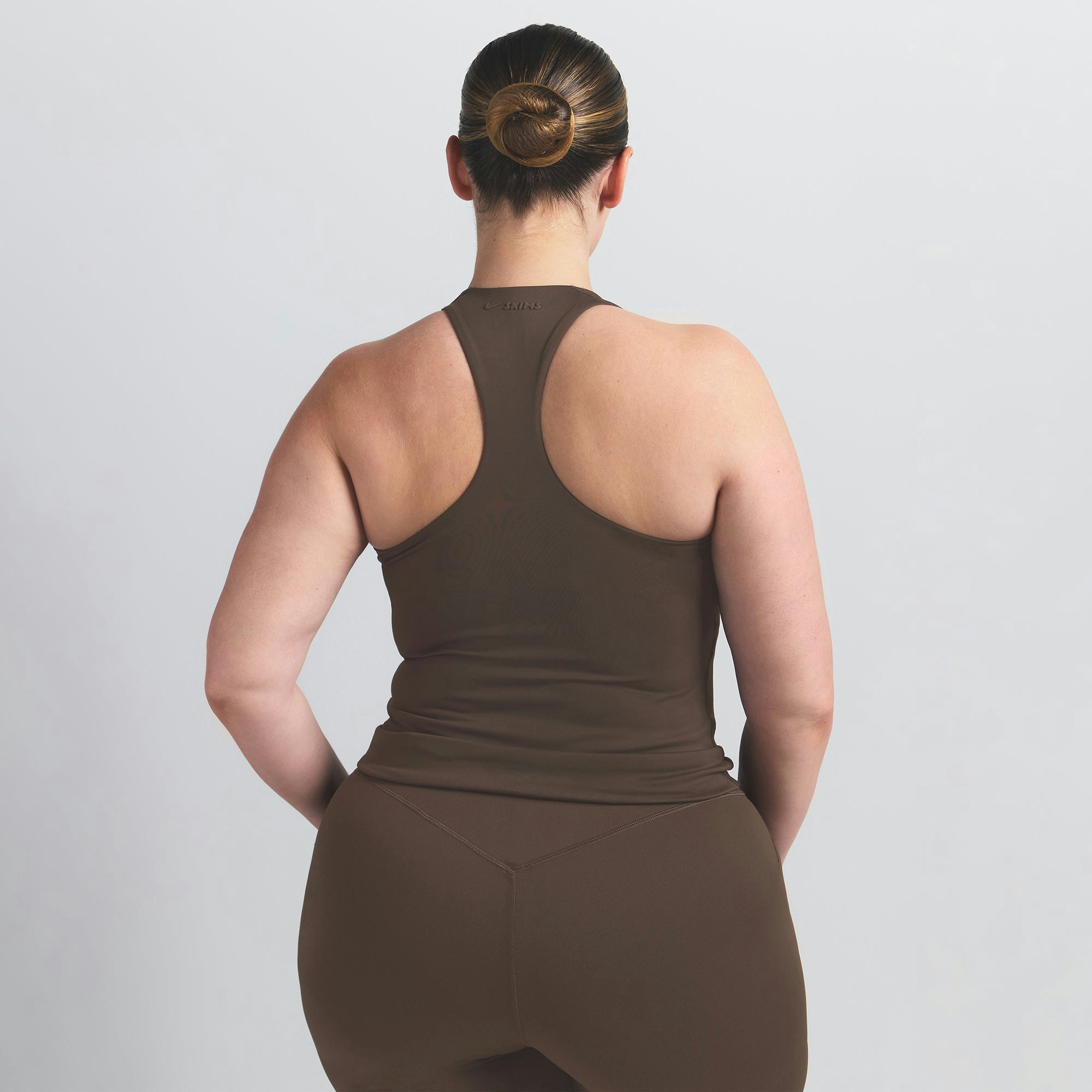 NikeSKIMS MATTE RACER BACK TANK - DARK SEPIA - image 12