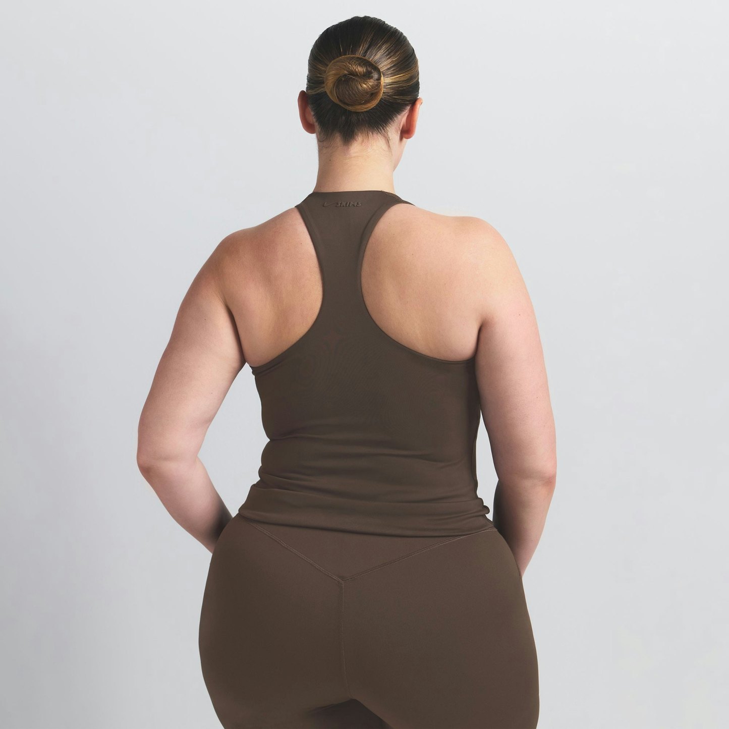 NikeSKIMS MATTE RACER BACK TANK - DARK SEPIA - image 12