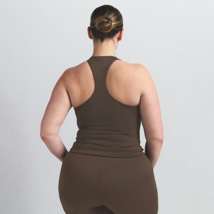 NikeSKIMS MATTE RACER BACK TANK - DARK SEPIA - image 12