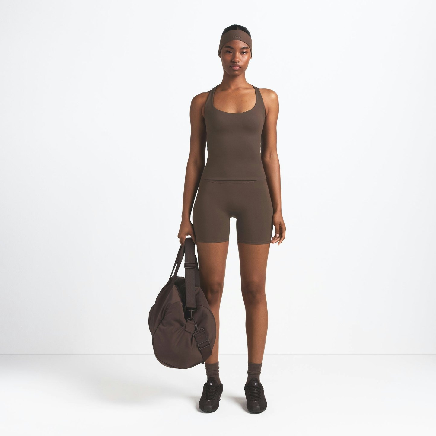 NikeSKIMS MATTE RACER BACK TANK - DARK SEPIA - image 7
