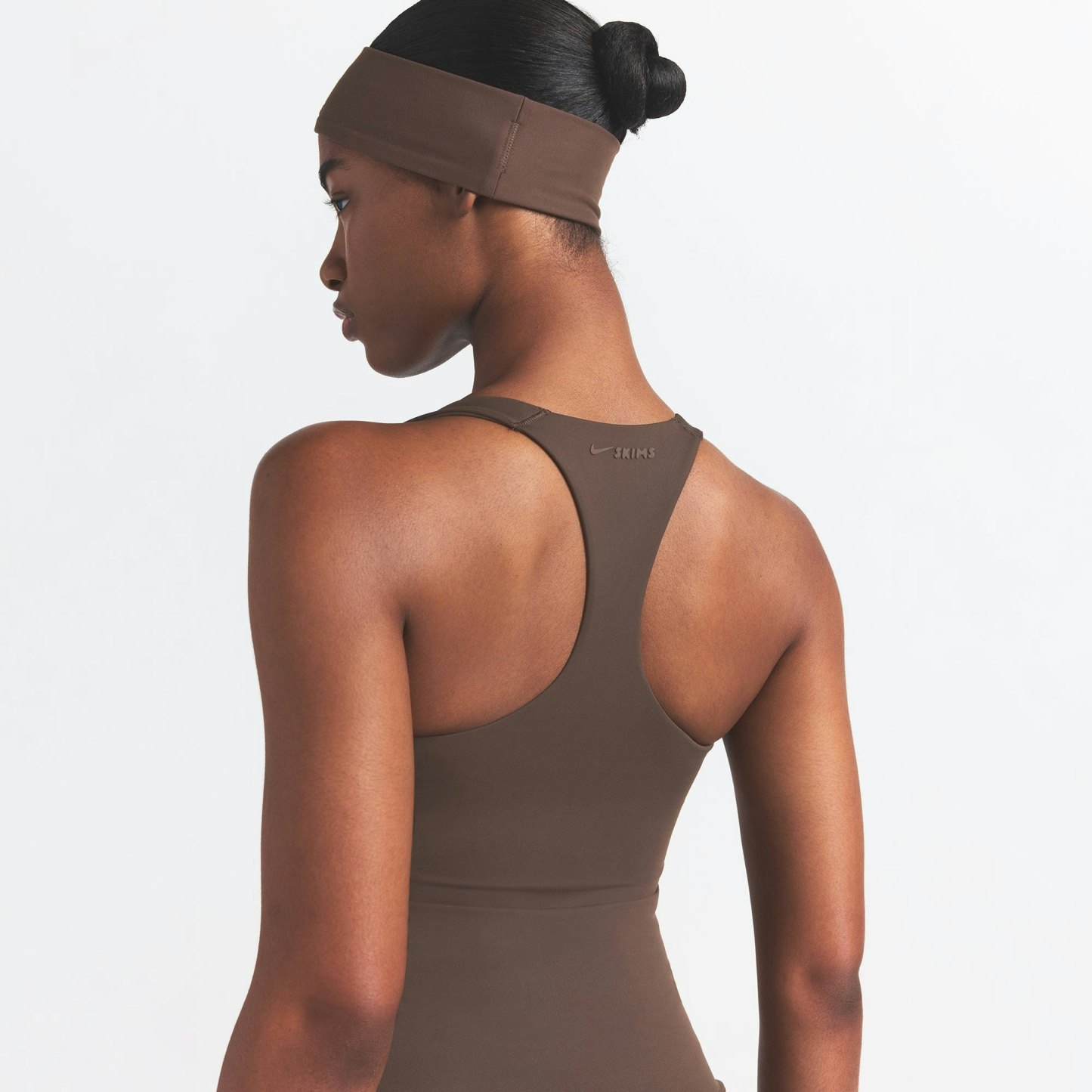 NikeSKIMS MATTE RACER BACK TANK - DARK SEPIA - image 9