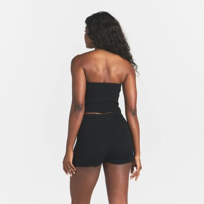 REFINED KNIT TUBE TOP - OBSIDIAN - image 8