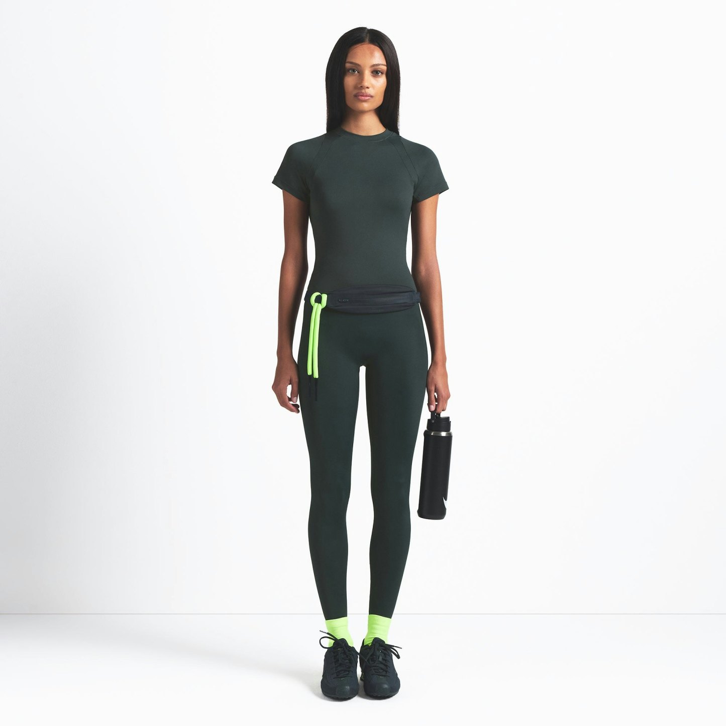 NikeSKIMS AIRY BABY TEE - DARK TEAL - image 36