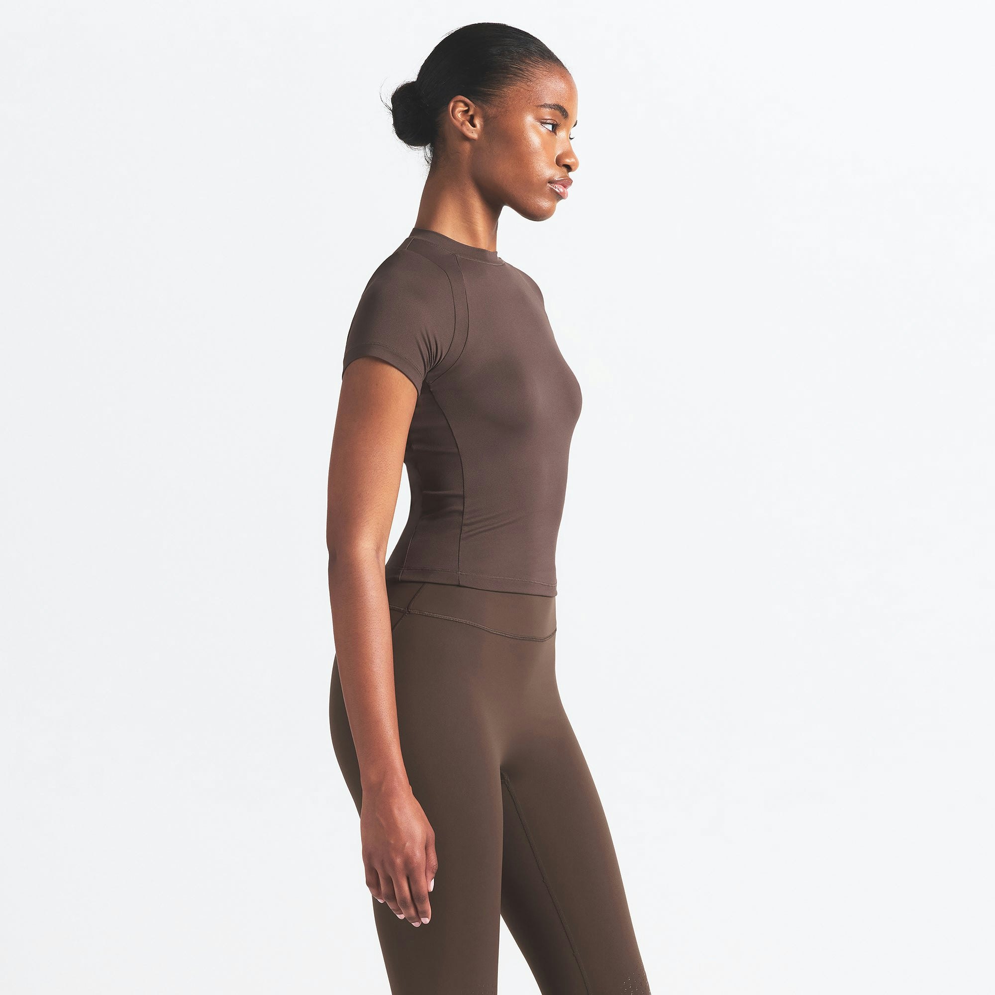 NikeSKIMS AIRY BABY TEE - DARK SEPIA - image 20
