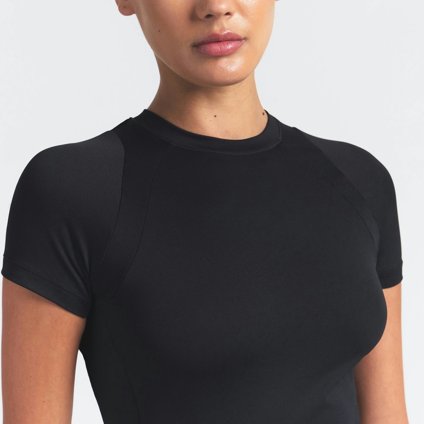 NikeSKIMS AIRY BABY TEE - OBSIDIAN - image 4