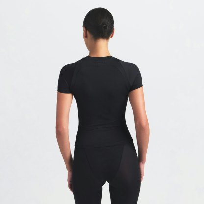 NikeSKIMS AIRY BABY TEE - OBSIDIAN - image 5