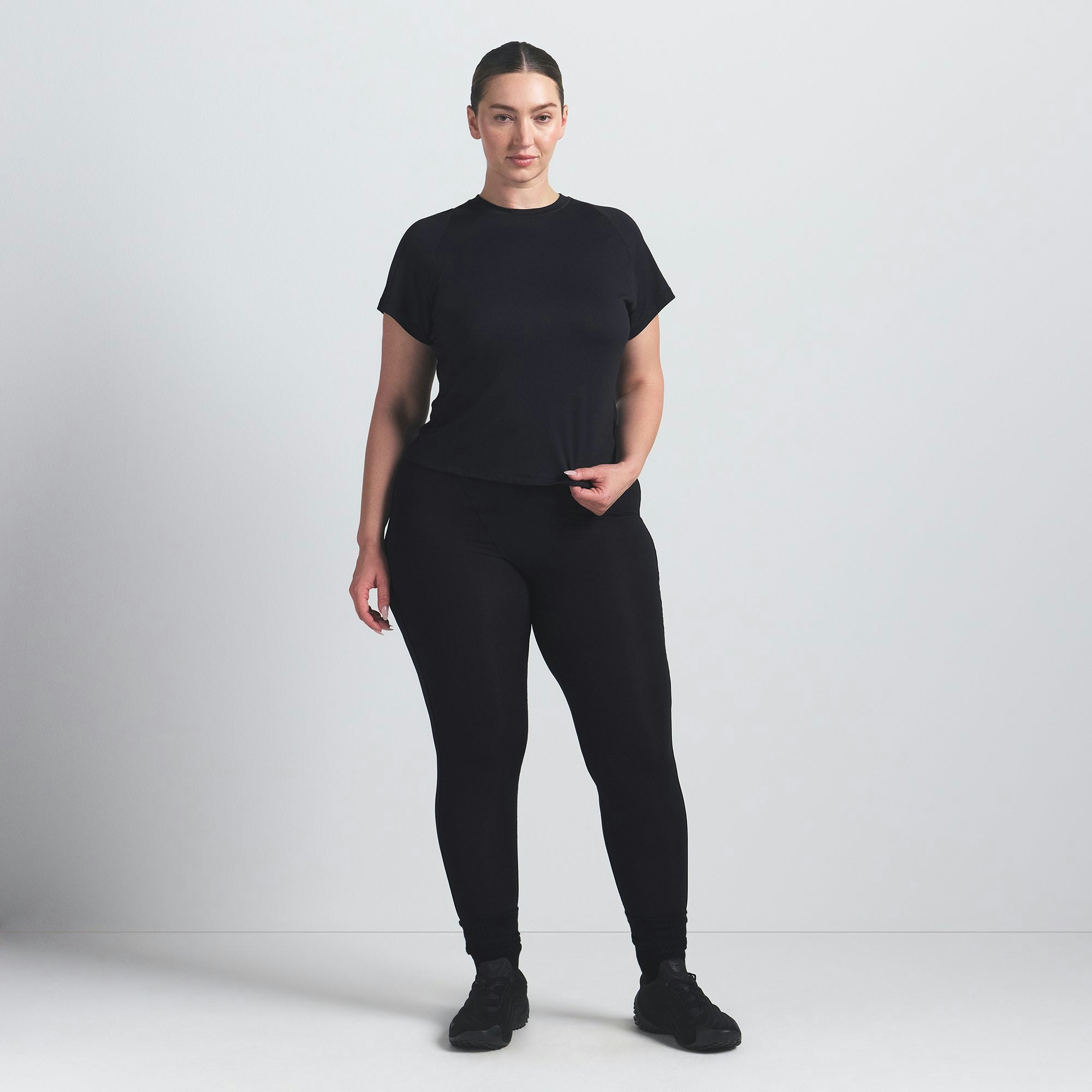 NikeSKIMS AIRY BABY TEE - OBSIDIAN - image 7