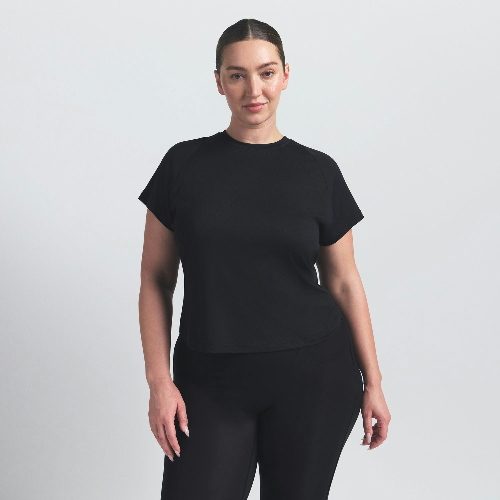NikeSKIMS AIRY BABY TEE - OBSIDIAN - image 6