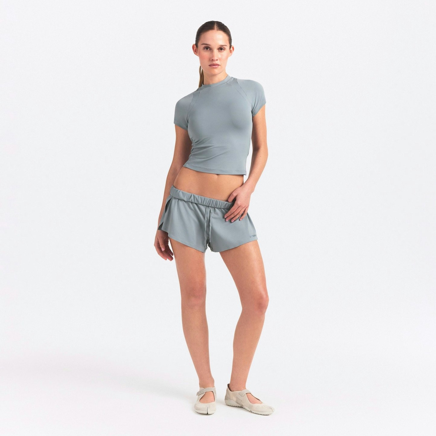 NikeSKIMS AIRY BABY TEE - WASHED PACIFIC - image 55