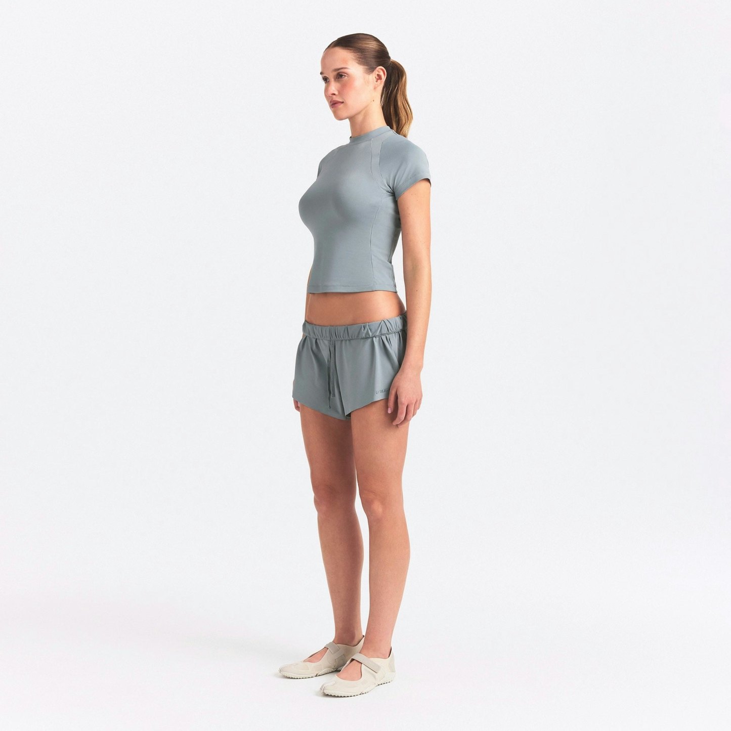 NikeSKIMS AIRY BABY TEE - WASHED PACIFIC - image 57