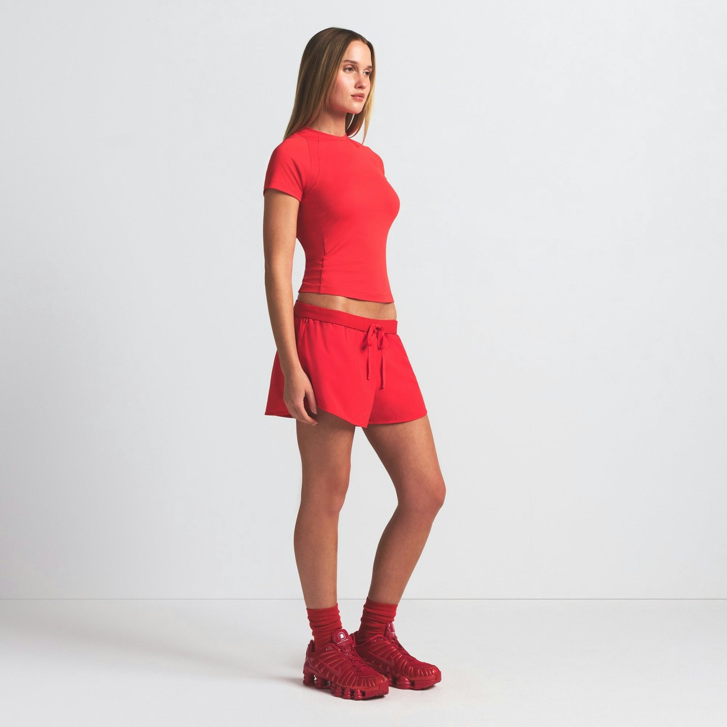 NikeSKIMS AIRY BABY TEE - RUBY - image 30
