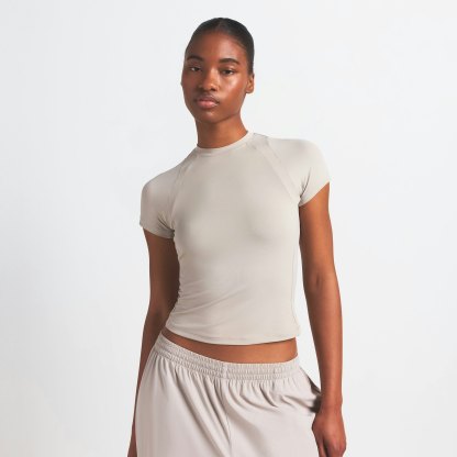 NikeSKIMS AIRY BABY TEE - STONE - image 15