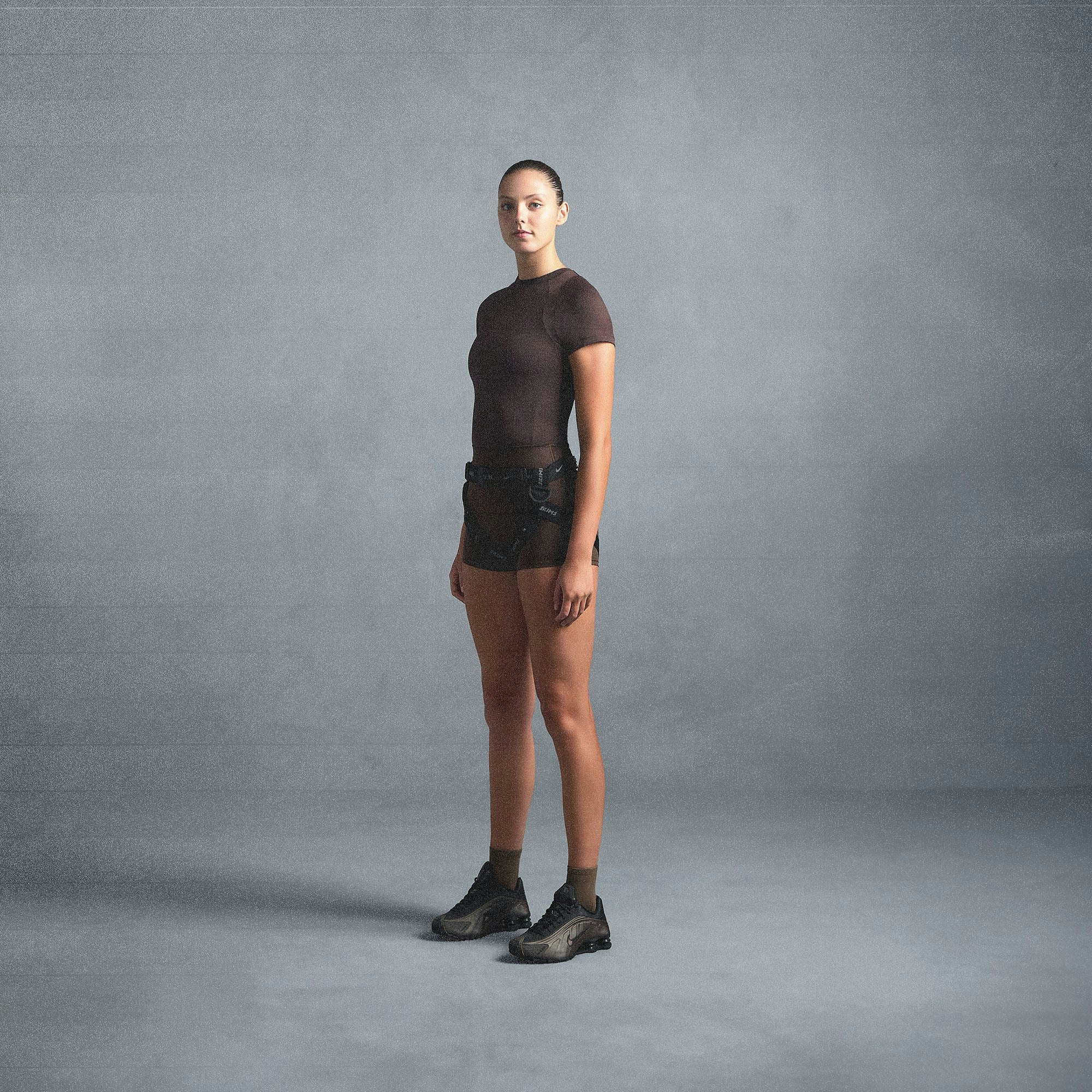 NikeSKIMS AIRY BABY TEE - DARK SEPIA - image 22