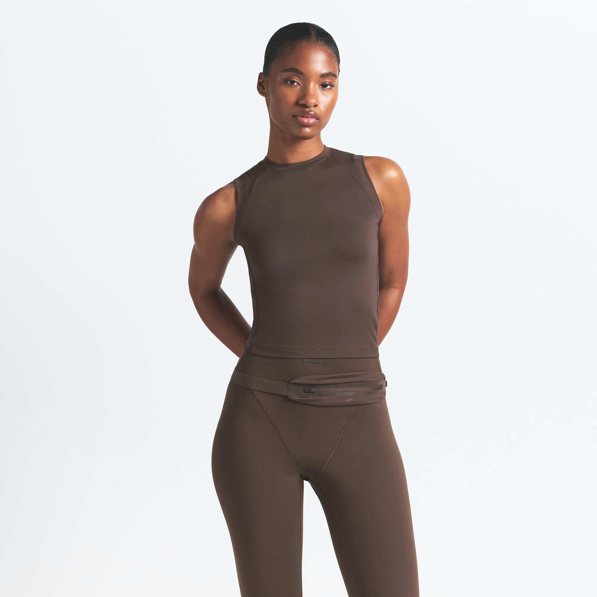NikeSKIMS AIRY MUSCLE TEE - DARK SEPIA - image 10
