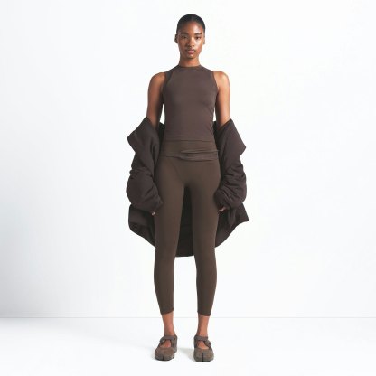 NikeSKIMS AIRY MUSCLE TEE - DARK SEPIA - image 7