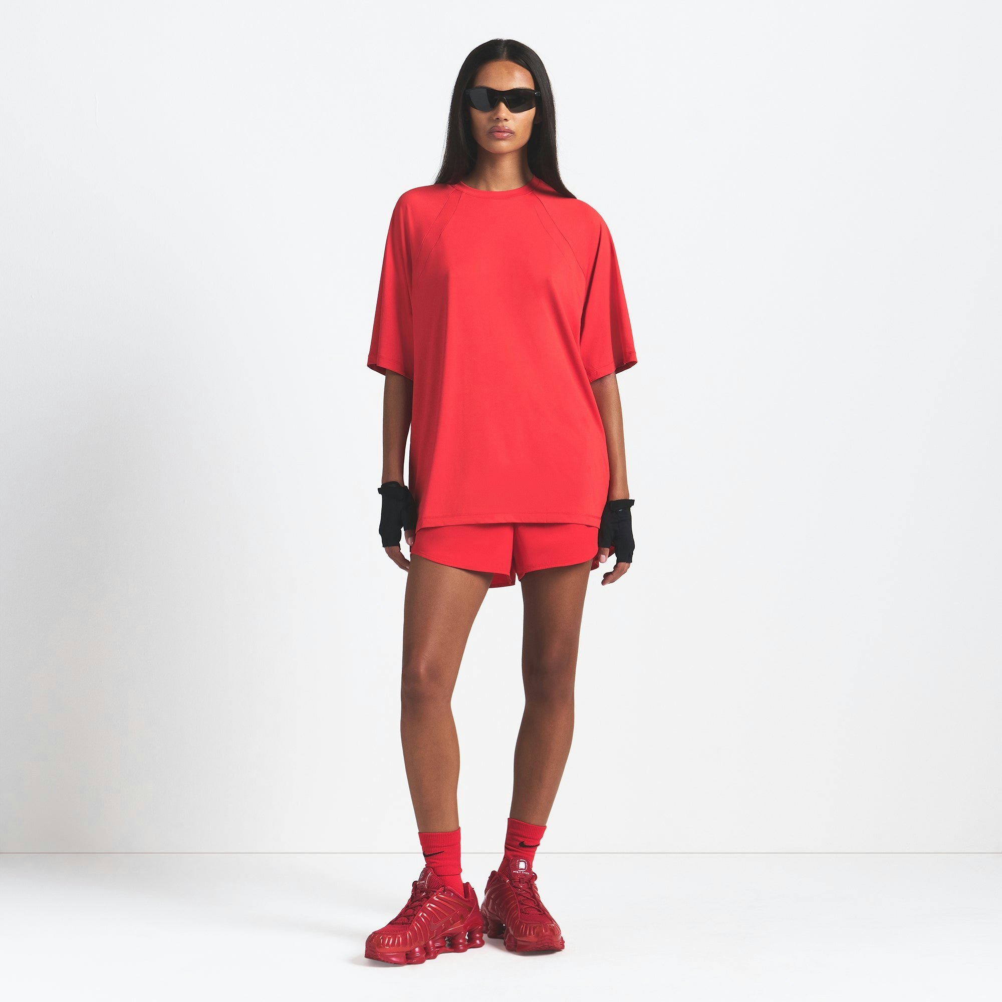 NikeSKIMS AIRY OVERSIZED TEE - RUBY - image 15
