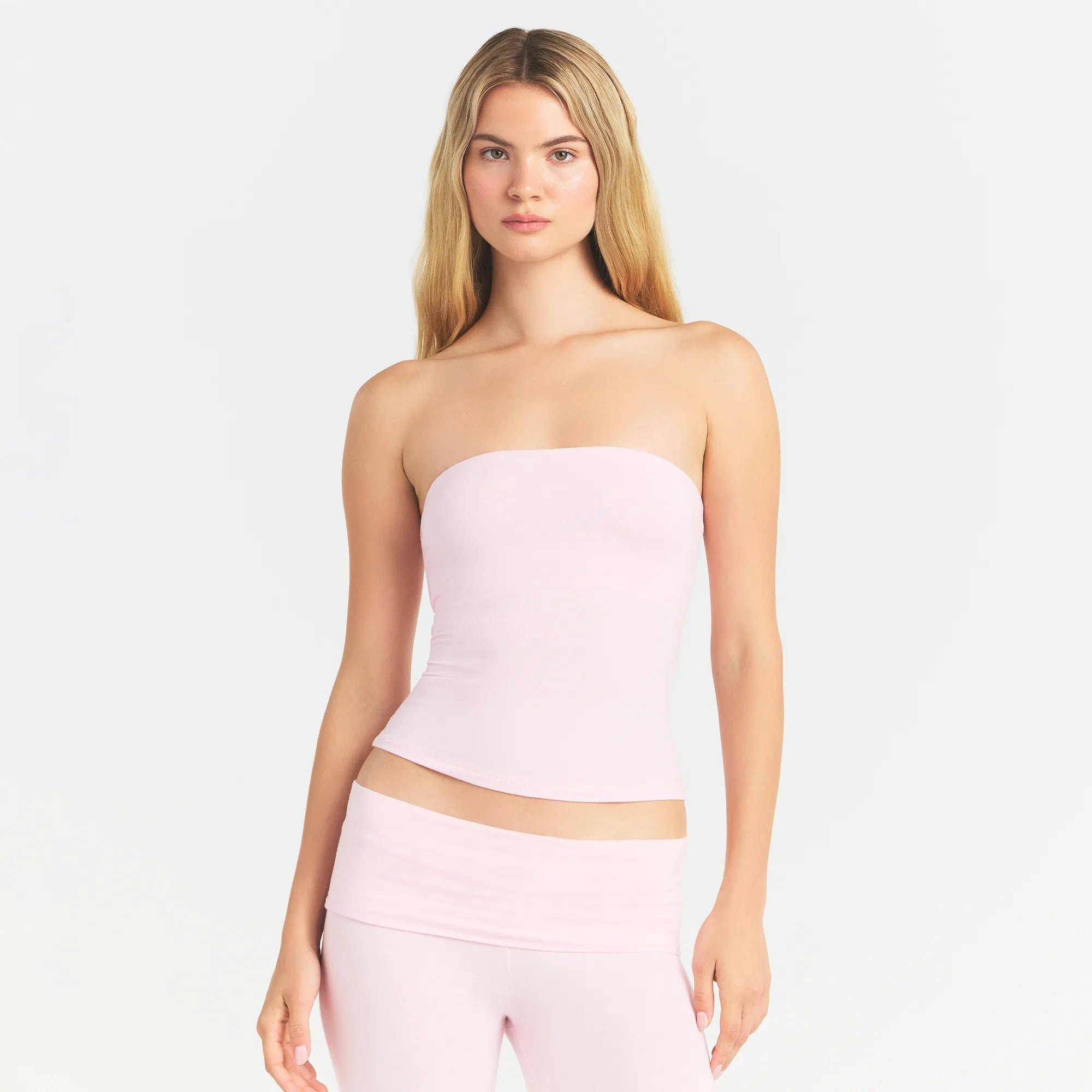 COTTON JERSEY TUBE TOP - CHERRY BLOSSOM - image 14