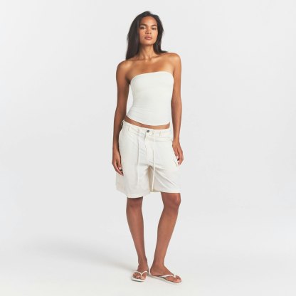 COTTON JERSEY TUBE TOP - MARBLE