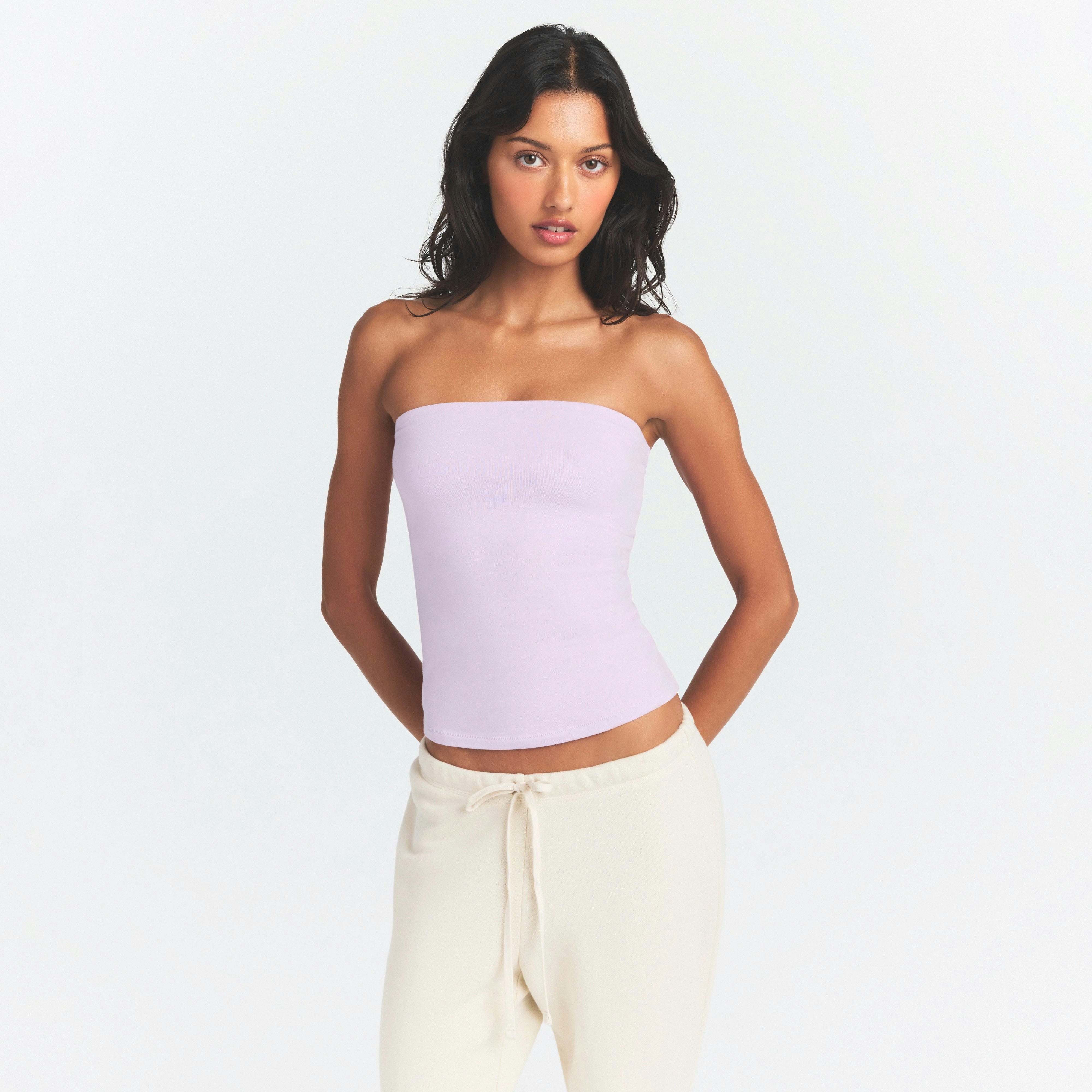 COTTON JERSEY TUBE TOP - SUGAR PLUM - image 23